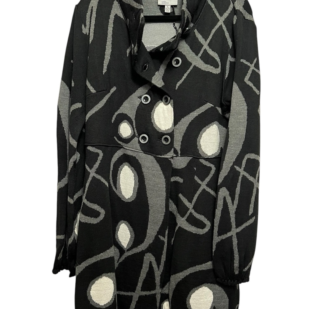 Three-Quarter Length Topcoat Sweater Sz XL - Picture 11 of 12